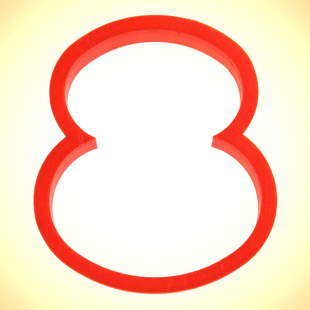 Number Eight Cookie Cutter 4 in PC0108