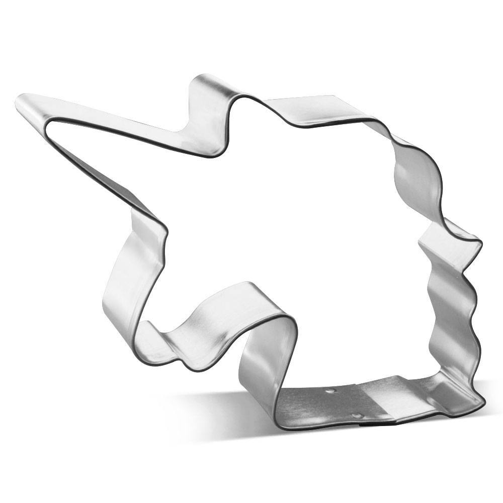 Mini Unicorn Head With Mane Cookie Cutter 1.75 in M213