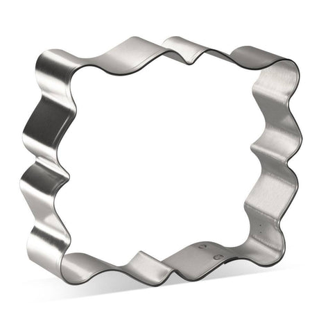 Fancy Rectangle Plaque Cookie Cutter 4 in B1572