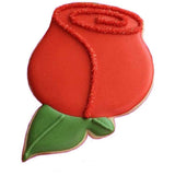 Red Rose Plastic Cookie Cutter 3.5" Cc112