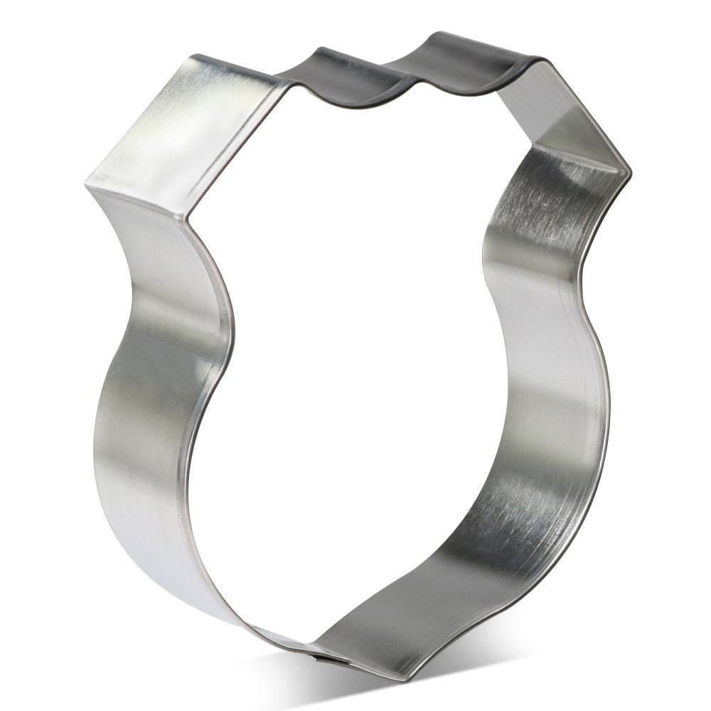 Police Badge Cookie Cutter 4 in B1600