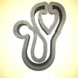 Stethoscope Plastic Cookie Cutter 4" CC119