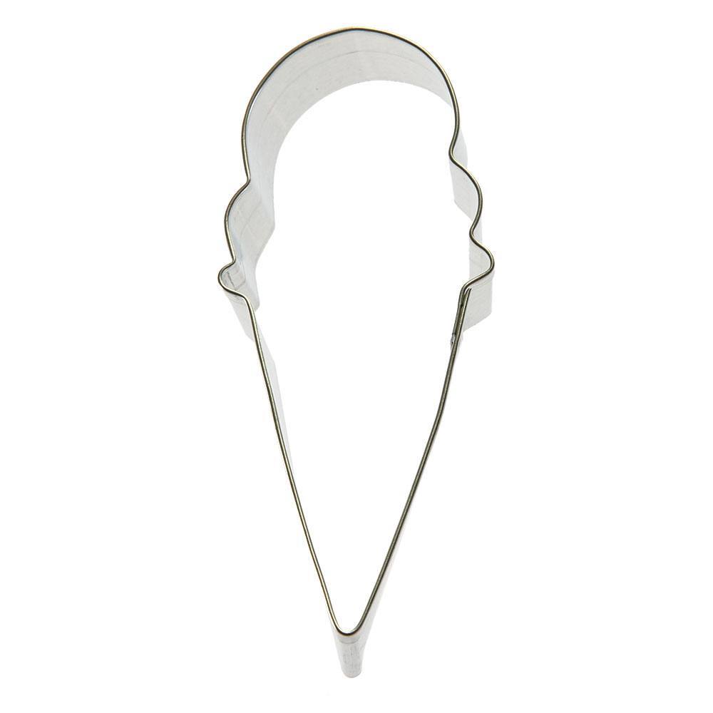 Ice Cream Cone Cookie Cutter 4.25 in B982