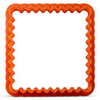 Frilly Square Cookie Cutter 3 in PC0464