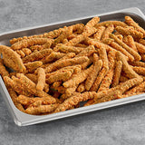 Fred's Fancy Fries Breaded Spicy Green Beans 2 lb. - 6/Case