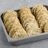 Brakebush 1.9 oz. Fully Cooked Unbreaded Chicken Sausage Patty - 90/Case