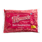 Wyman's Frozen Red Raspberries 5 lb. - 2/Case