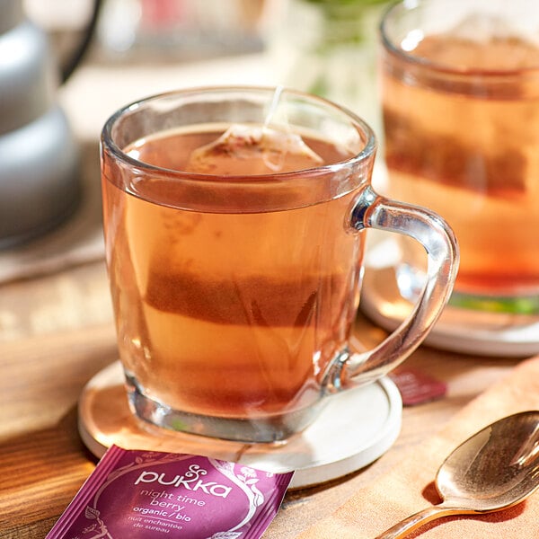 Pukka Organic Night Time Berry Herbal Tea Bags - 80/Case