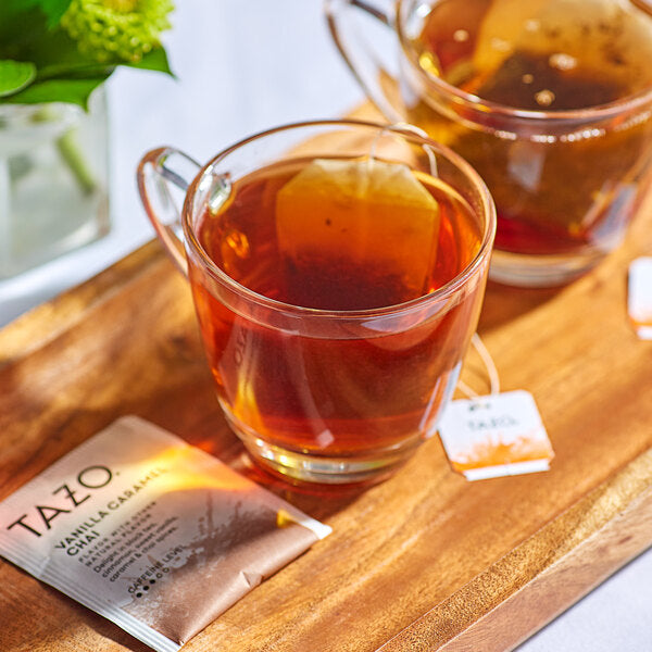 Tazo Vanilla Caramel Chai Tea Bags - 120/Case