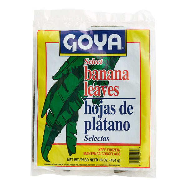 Goya Banana Leaves 1 lb. - 15/Case