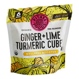Pitaya Foods IQF Organic Ginger Lime Turmeric Wellness Cubes 12 oz. - 8/Case