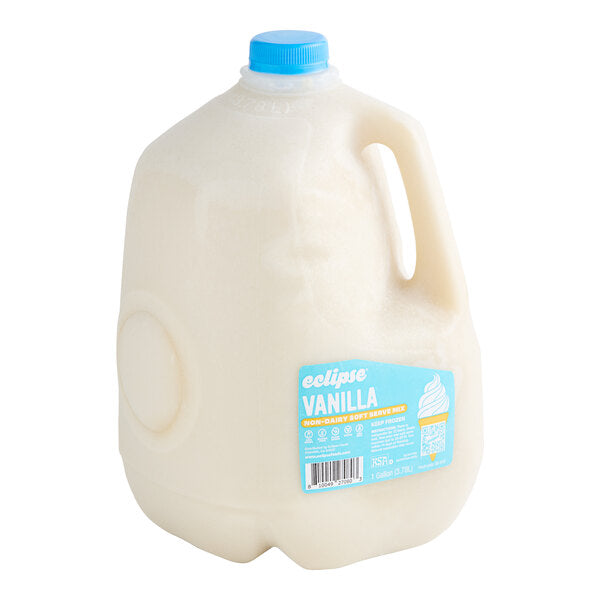 Eclipse Foods Dairy-Free Vegan Vanilla Soft Serve Ice Cream Mix 1 Gallon - 4/Case