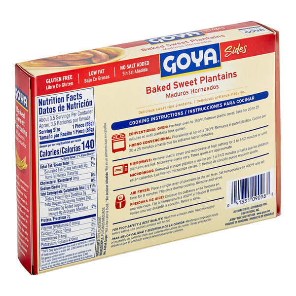 Goya Baked Ripe Plantains 11 oz. - 12/Case