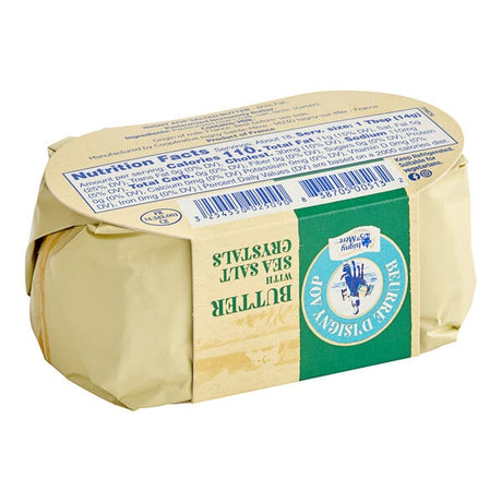 Isigny Sainte-Mere PDO Churned Butter with Sea Salt Crystals 8.8 oz. - 20/Case
