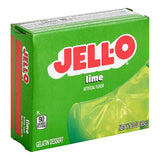 JELL-O Lime Gelatin Dessert Mix 3 oz. - 24/Case