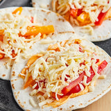 V&V Supremo Shredded Queso Chihuahua Quesadilla Cheese 5 lb. - 4/Case