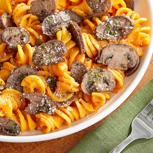 Phillips Gourmet Mushrooms IQF Seasoned Sauteed Sliced Portabella Mushrooms 16 lb.