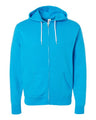 Lightweight Full-Zip Hooded Sweatshirt