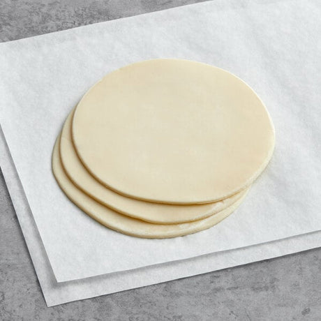 White Toque Ready-to-Fry Empanada Dough Disc 5 1/2" - 240/Case