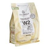 Callebaut Recipe W2 White Chocolate Callets™ 5.5 lb.