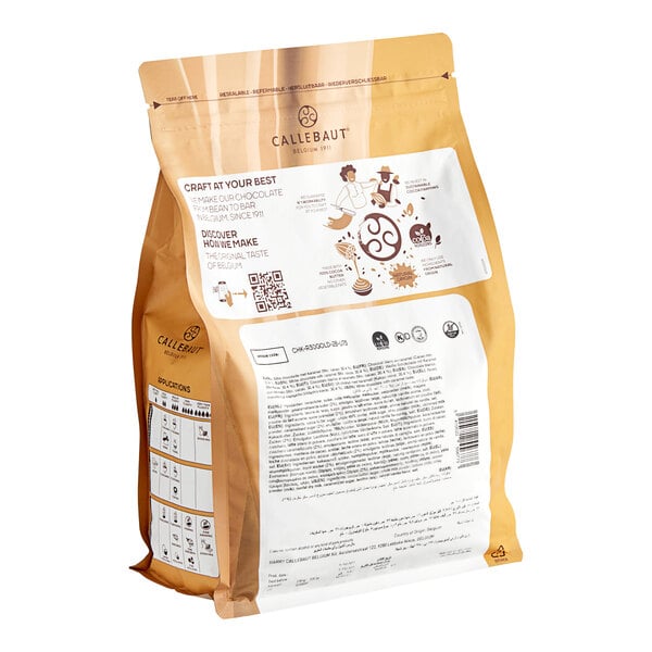 Callebaut Gold Caramelized White Chocolate Callets™ 5.5 lb.