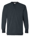 J. America Men's Vintage Brushed Jersey Henley