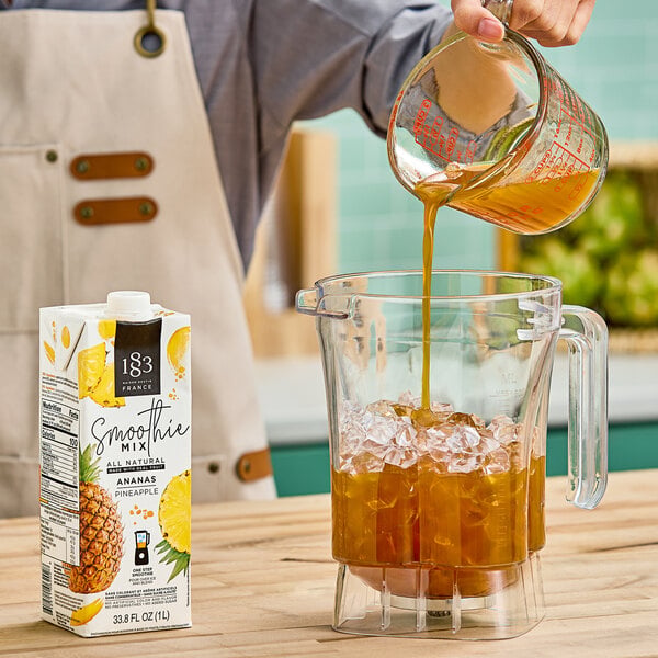 1883 Maison Routin Pineapple Smoothie Mix 1 Liter - 8/Case