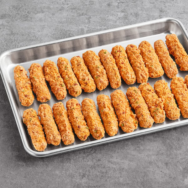 Fred's Breaded Hotzarella Jalapeno Cheese Sticks 3 lb. - 4/Case