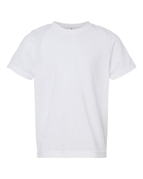 6 Pack : Tultex® Youth Poly-Rich Crew Neck Short SleeveT-Shirt