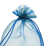 Jewel Tone Iridescent Sheer Tasseled Bags 3 1/2'' x 5'' for Favors