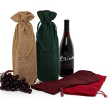 Simple Jute Wine Bags 6 '' X 3 1/2 '' X 14 '' Natural