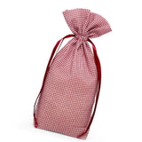 Durable Gingham Cotton Bag 5 5/8" x 1 5/8" x 10 3/8"