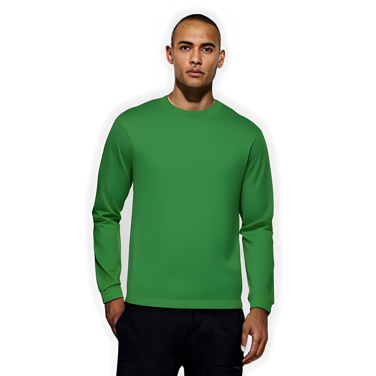 Gildan® Heavy Cotton Crewneck Long Sleeve T-Shirt