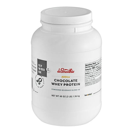 Dr. Smoothie Addins Chocolate Whey Protein Supplement Powder 3 lb.