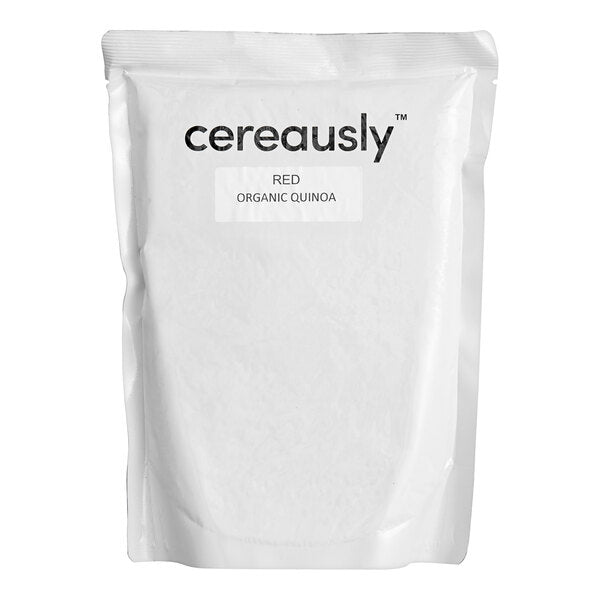 White Toque Fully Cooked Organic Red Quinoa Pouch 2 lb. - 12/Case