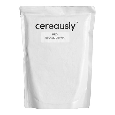 White Toque Fully Cooked Organic Red Quinoa Pouch 2 lb. - 12/Case