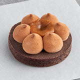 White Toque Gluten-Free Chocolate Caramel Tartlet 3.5 oz. - 20/Case