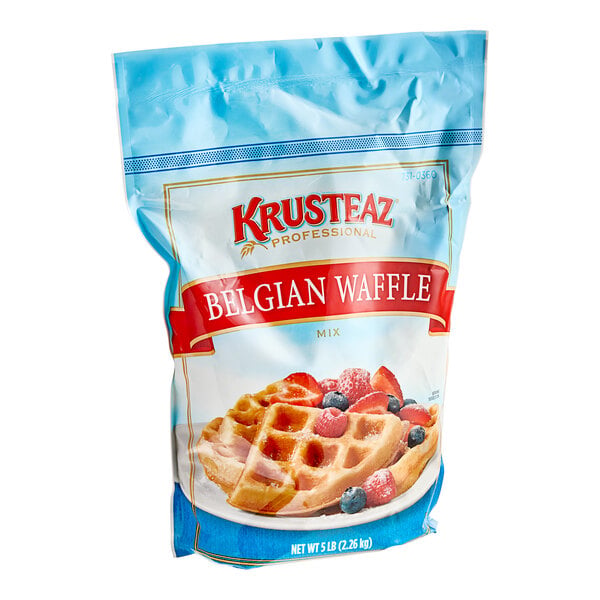 Krusteaz Professional 5 lb. Belgian Waffle Mix - 6/Case