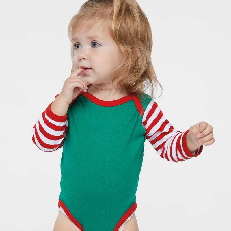 RADYAN® Infant Fine Jersey Long Sleeve Bodysuit