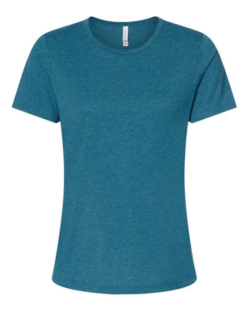 BELLA + CANVAS® Women’s Relaxed Fit Short Sleeve Heather CVC Tee