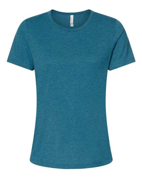 BELLA + CANVAS® Women’s Relaxed Fit Short Sleeve Heather CVC Tee