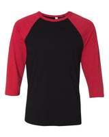 BELLA + CANVAS® Three-Quarter Crewneck Baseball T-Shirt