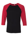 BELLA + CANVAS® Three-Quarter Crewneck Baseball T-Shirt