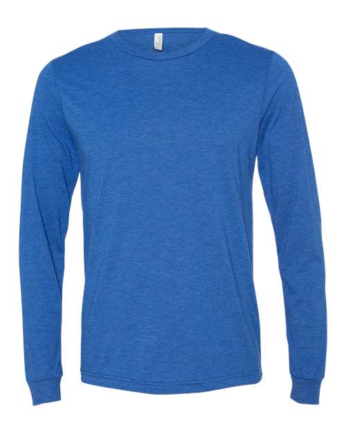 BELLA + CANVAS® Triblend Crewneck Long Sleeve T-shirt for Men