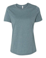 BELLA + CANVAS® Women’s Relaxed Fit Short Sleeve Heather CVC Tee