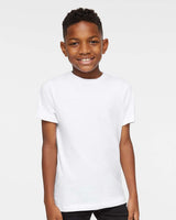 Youth Fine Jersey Crewneck Short Sleeve Tee
