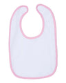 RADYAN® Infant Contrast Trim Premium Jersey Bib - 1004
