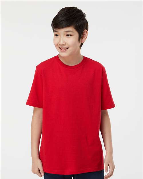 Tultex® Youth Heavyweight Crewneck Jersey Short Sleeve T-Shirt