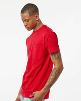 Tultex® Heavyweight Jersey Pocket Crewneck Short Sleeve T-Shirt