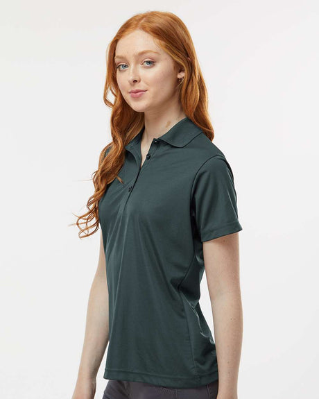 Front view of Paragon Womens Sebring Performance Short Sleeve Polo Shirt for outdoor and active wear